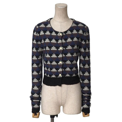 Bottega Veneta Cardigan 40 Short Cropped Knit Jacket