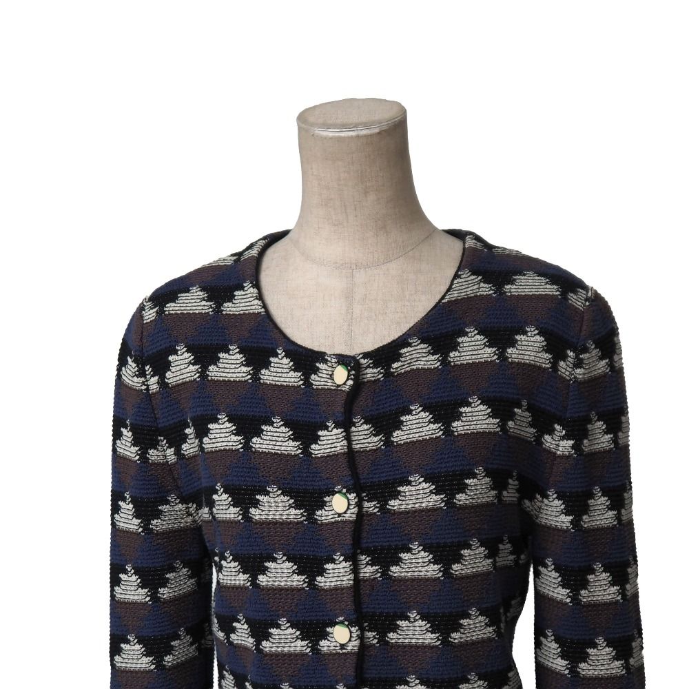 Bottega Veneta Cardigan 40 Short Cropped Knit Jacket — view 2