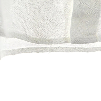 Versace Wing Collar Silk Long Sleeve Shirt White — view 7