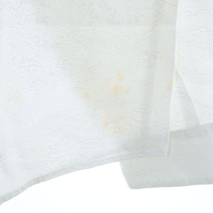 Versace Wing Collar Silk Long Sleeve Shirt White — view 6