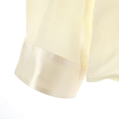 Versace Gianni Graphic All Over Silk Long Sleeve Shirt White Black — view 4