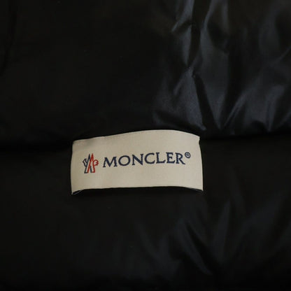 Moncler Patch Logo Knit Cut Replacement Down Jacket Black — view 7