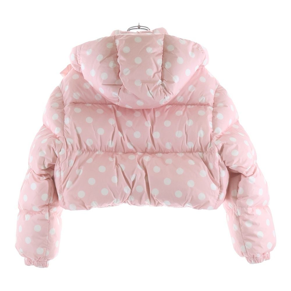 Miu Miu Down Jacket Dot Print Pink — view 2