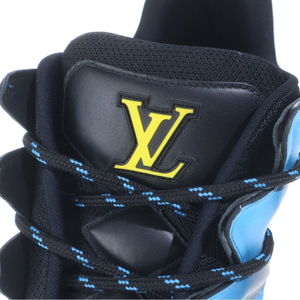 Louis Vuitton Zigzag Line Sneakers Blue Black — view 6
