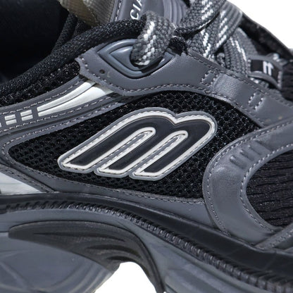 Balenciaga Sneaker Mesh Low Cut Sneakers Black — view 6