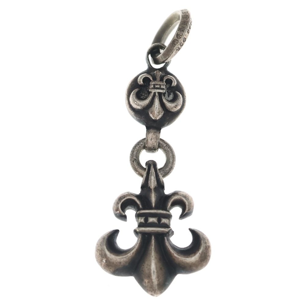 Chrome Hearts BS Fleur 1 Ball BS Charm Pendant Top Silver