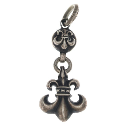 Chrome Hearts BS Fleur 1 Ball BS Charm Pendant Top Silver