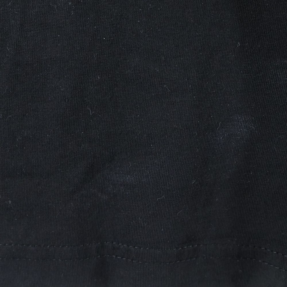 Moncler Back Logo Print Crew Neck Long Sleeve T-Shirt Black — view 4