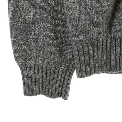 Louis Vuitton LV Wrist Merci Logo Print Cashmere Knit Sweater Gray Gvl — view 5