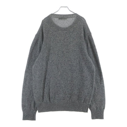 Louis Vuitton LV Wrist Merci Logo Print Cashmere Knit Sweater Gray Gvl — view 2