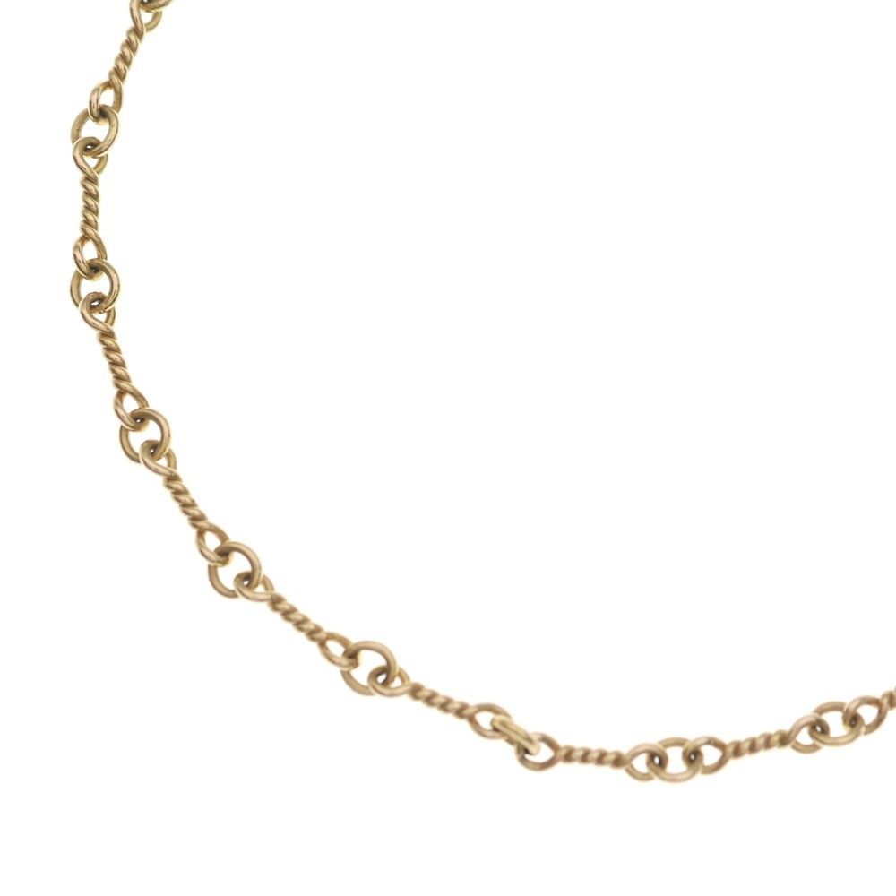 Chrome Hearts 22k Neckchain Twist Chain Necklace Gold