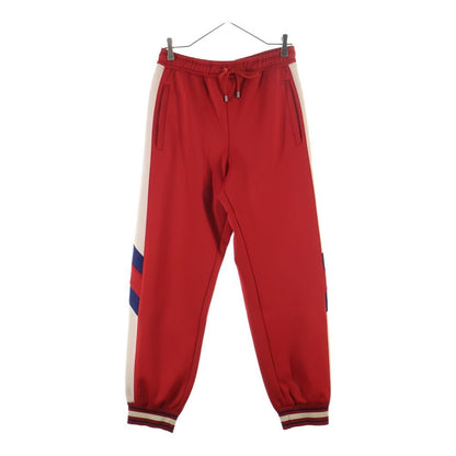 Gucci Neoprene Track Webbed Pant Side Logo Pants Red