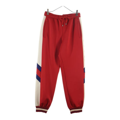 Gucci Neoprene Track Webbed Pant Side Logo Pants Red
