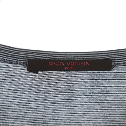 Louis Vuitton Border Pocket Logo Crew Neck T-Shirt Navy — view 6