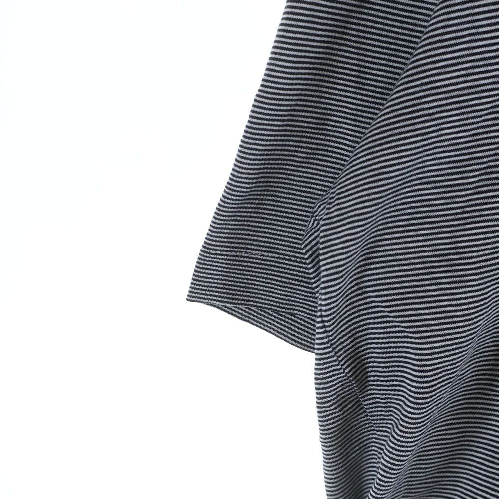 Louis Vuitton Border Pocket Logo Crew Neck T-Shirt Navy — view 5