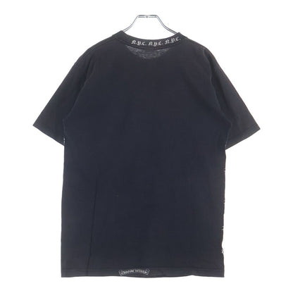Chrome Hearts Vintage Neck Logo Round Pocket Crew T-Shirt Black — view 2