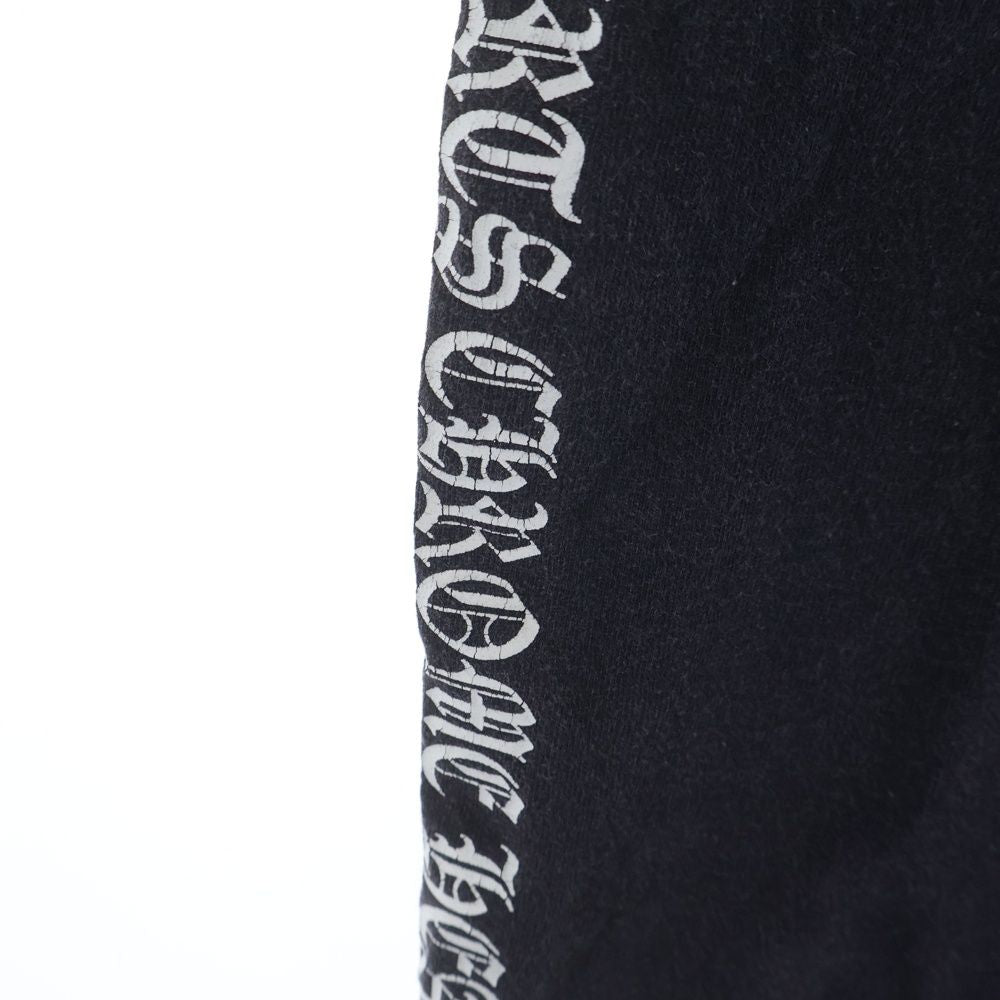 Chrome Hearts Vintage Neck Logo Round Pocket Crew T-Shirt Black — view 5