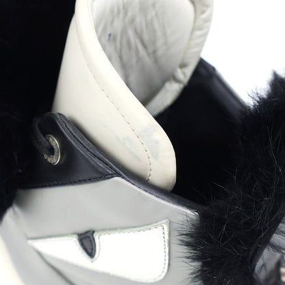 Fendi Studded Furmon Star High Cut Sneakers Gray — view 6