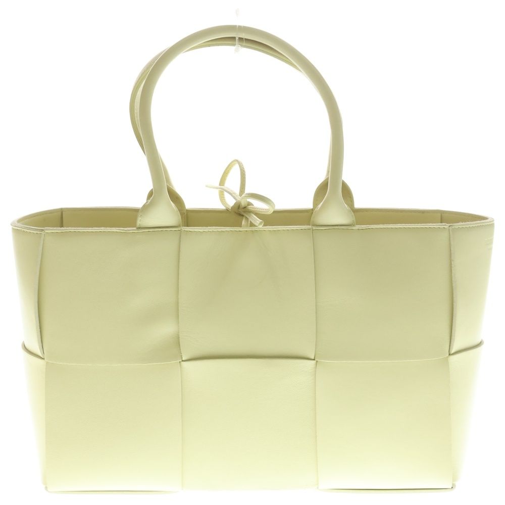 Bottega Veneta Arco Tote Small Yellow Leather