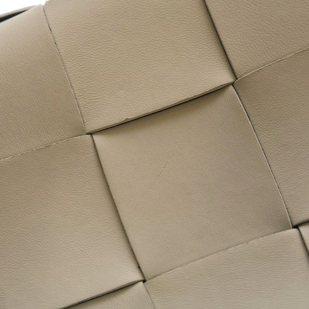 Bottega Veneta Cassette Intrecciato Cross Belt Bag White Leather — view 6