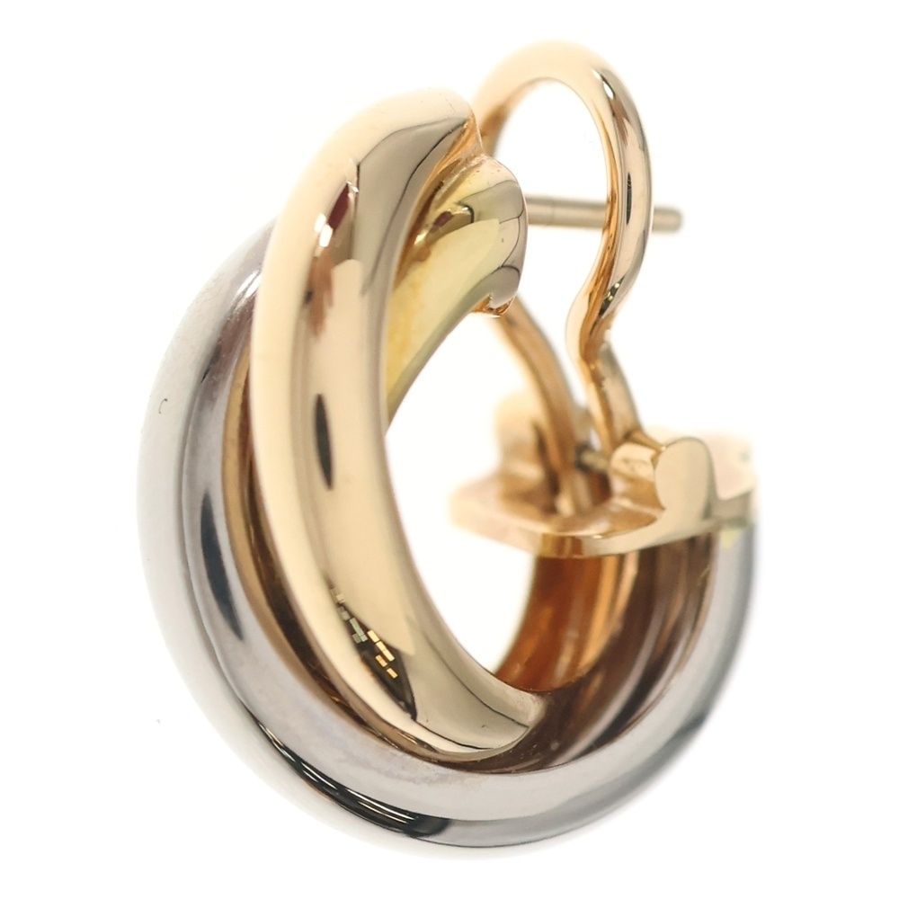 Cartier Trinity Classic Earrings 18k YG PG WG Gold