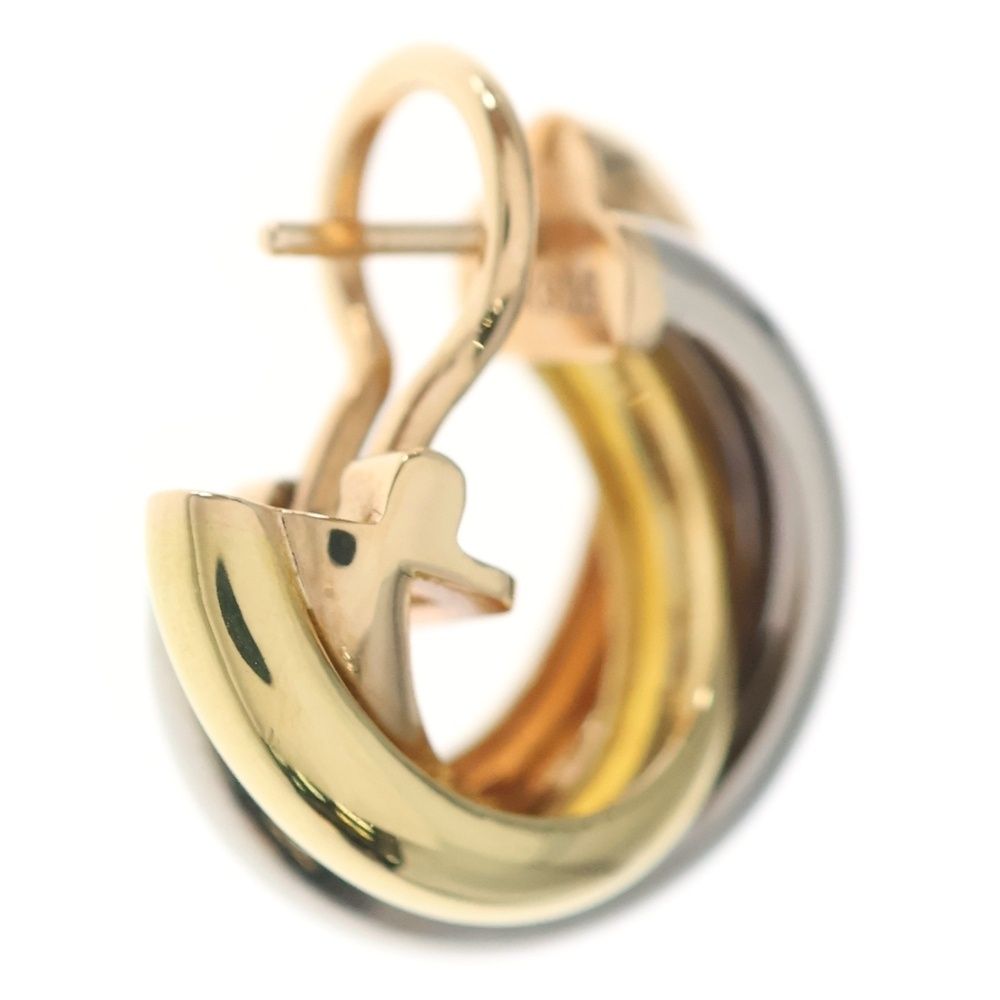 Cartier Trinity Classic Earrings 18k YG PG WG Gold — view 2