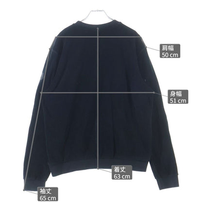 Moncler Maglia Girocollo Sleeve Logo Patch Crew Neck Sweatshirt Black — view 9