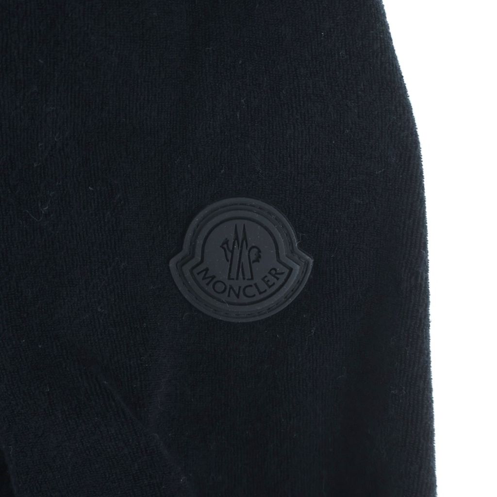 Moncler Maglia Girocollo Sleeve Logo Patch Crew Neck Sweatshirt Black — view 7