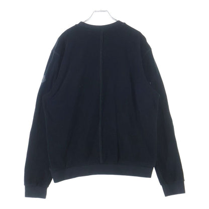 Moncler Maglia Girocollo Sleeve Logo Patch Crew Neck Sweatshirt Black — view 2