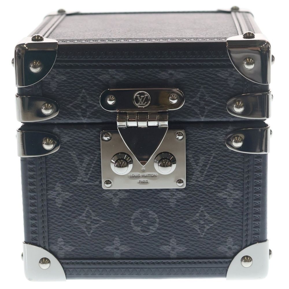 Louis Vuitton Monogram Eclipse Vivienne Poite Musical Box Case Black Shoulder
