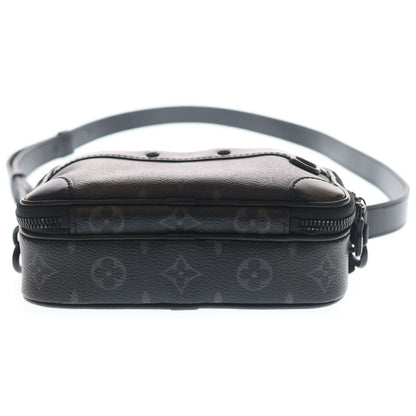 Louis Vuitton Monogram Eclipse Wearable Wallet Mini Shoulder Bag Black Leather — view 5