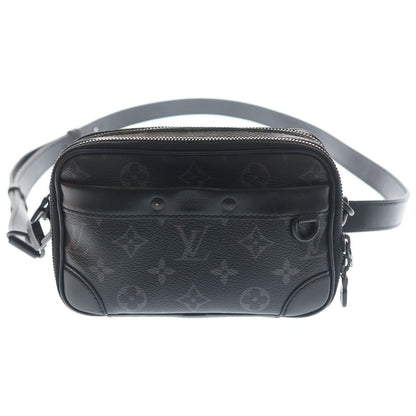 Louis Vuitton Monogram Eclipse Wearable Wallet Mini Shoulder Bag Black Leather