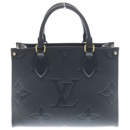 Louis Vuitton Monogram Empreinte On The Go PM 2-Way Shoulder Bag Tote Black