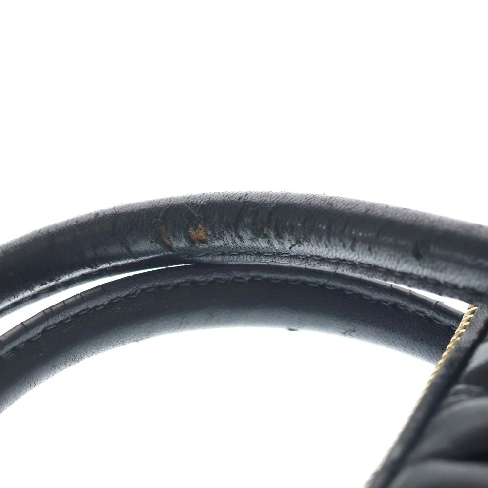 Miu Miu Matelasse 2-Way Leather Shoulder Bag Black — view 6