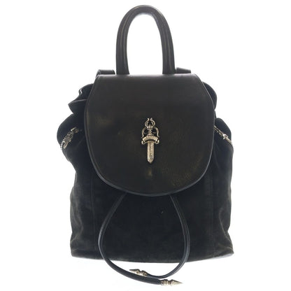 Chrome Hearts Iggy Mini Dagger Leather Backpack Black