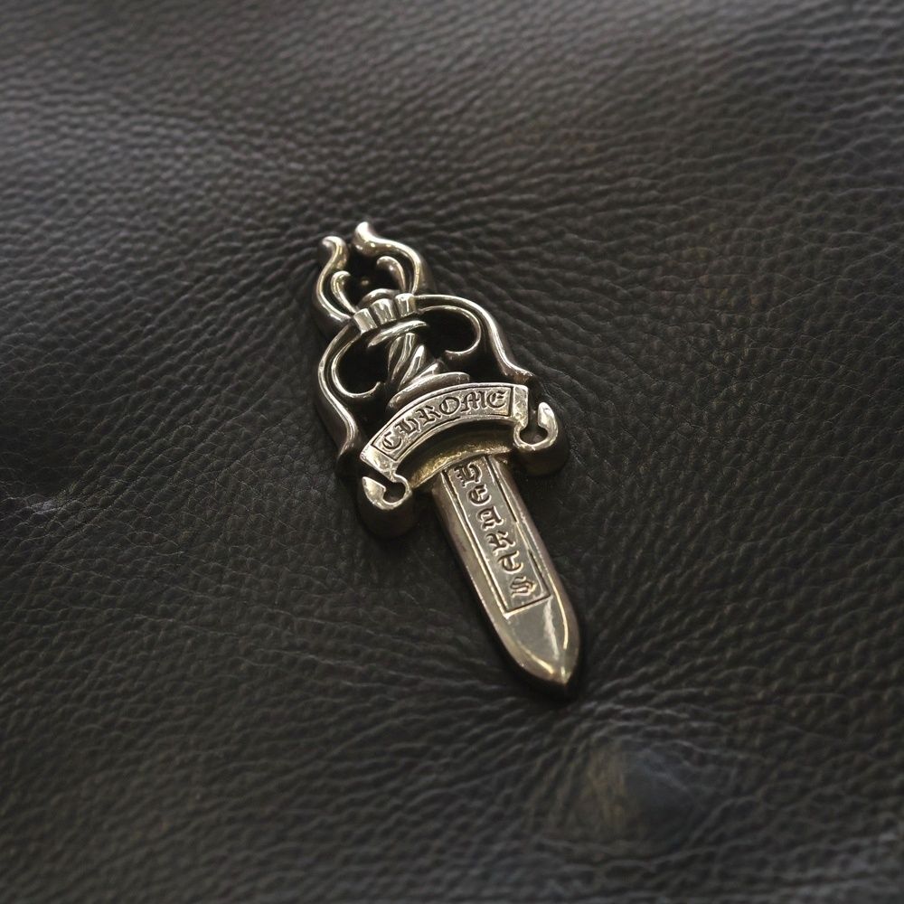 Chrome Hearts Iggy Mini Dagger Leather Backpack Black — view 6
