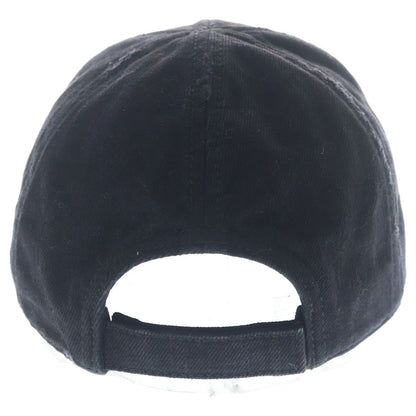 Miu Miu Logo Baseball Denim Cap Black Hat — view 2