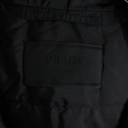 Prada Re-Nylon Puffer Down Jacket Black — view 6
