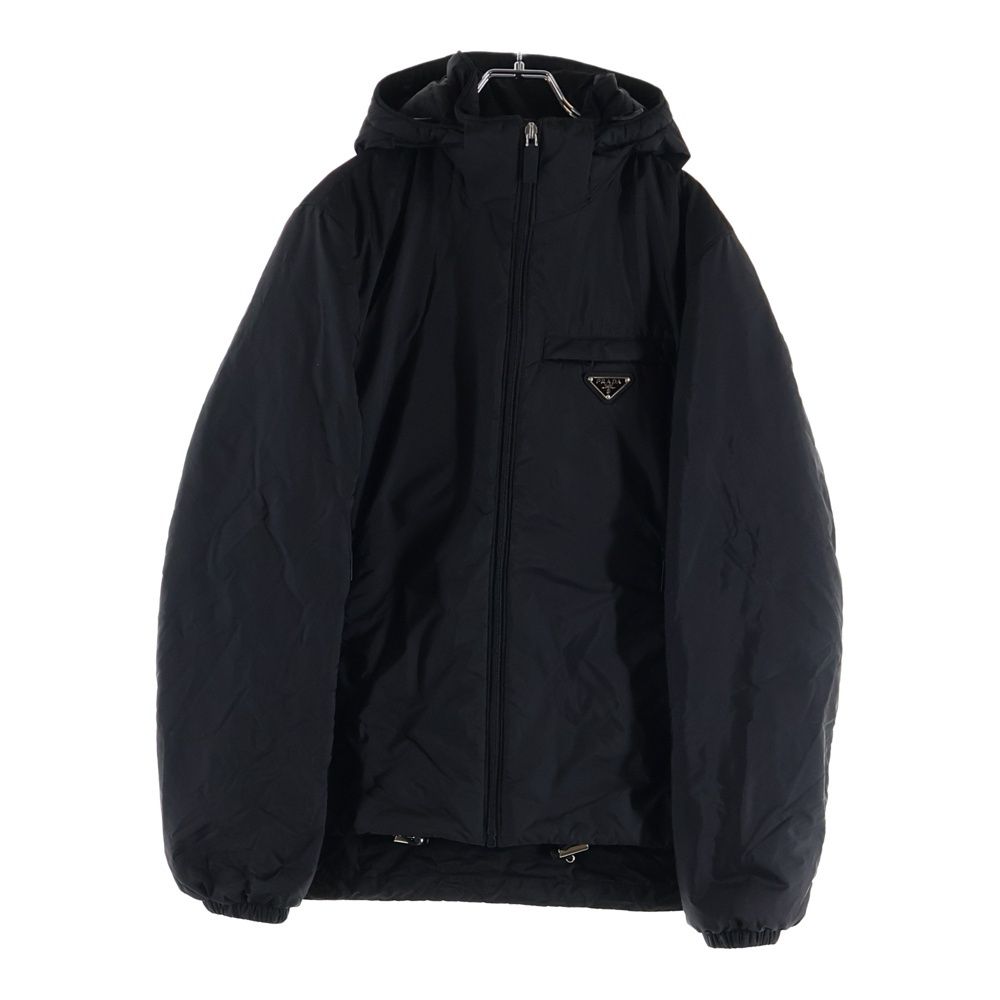 Prada Re-Nylon Puffer Down Jacket Black