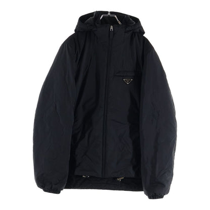 Prada Re-Nylon Puffer Down Jacket Black
