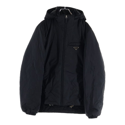 Prada Re-Nylon Puffer Down Jacket Black