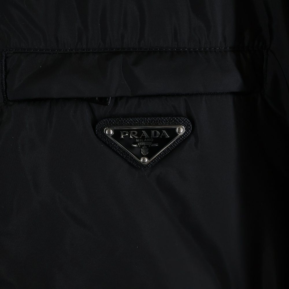 Prada Re-Nylon Puffer Down Jacket Black — view 5