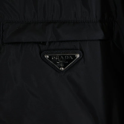 Prada Re-Nylon Puffer Down Jacket Black — view 5