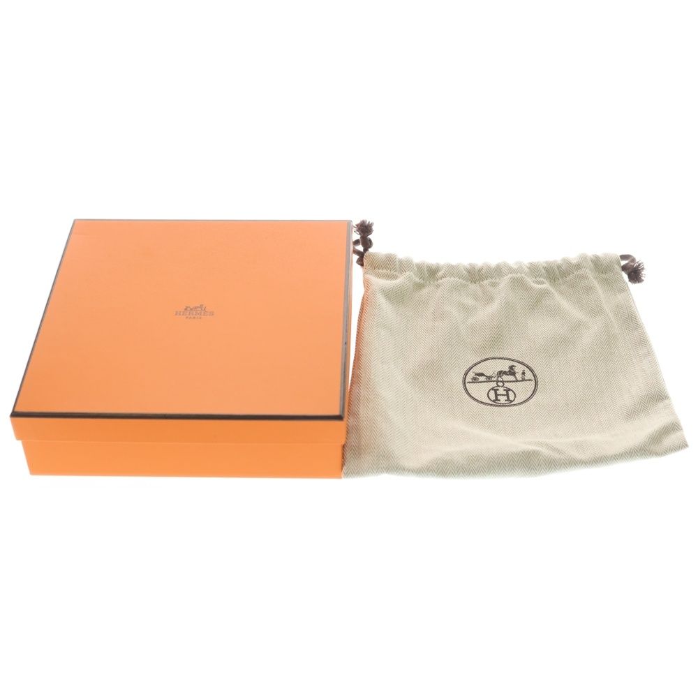 Hermes O Carre Gold Logo Buckle Reversible Leather Belt Black Brown — view 6
