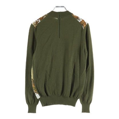 Hermes Winter Mail Knit Sweater Top Khaki — view 2