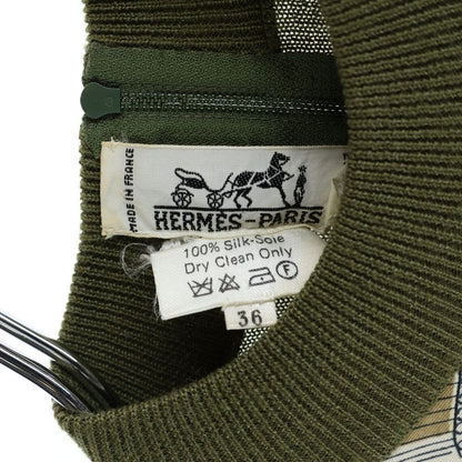 Hermes Winter Mail Knit Sweater Top Khaki — view 8