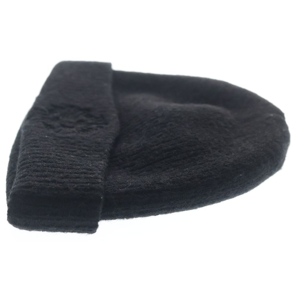 Chrome Hearts Wool Watch Cap CH Plus Embroidery Cap Knit Hat Black — view 3