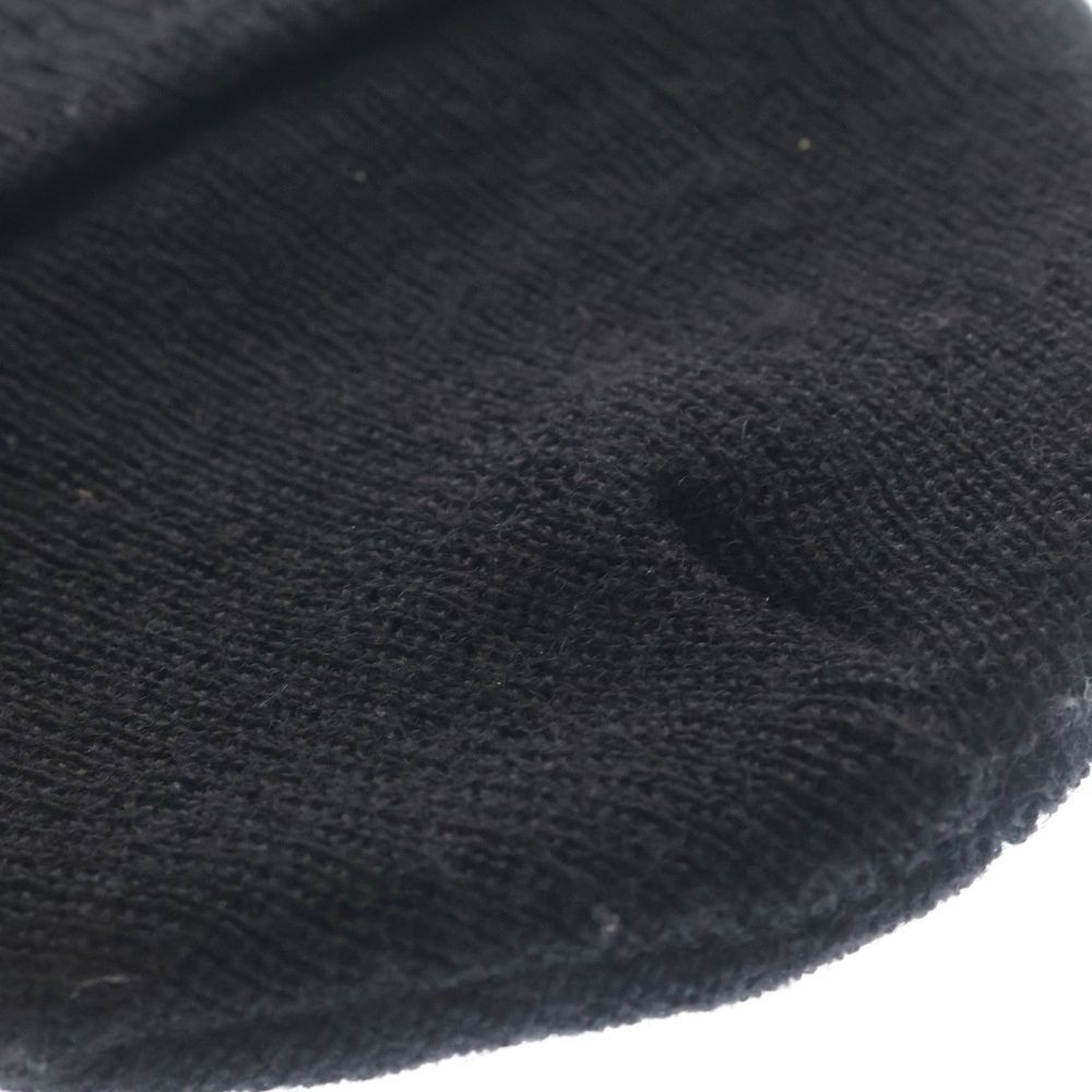 Chrome Hearts CH Logo Embroidery Beanie Knit Hat Black — view 6