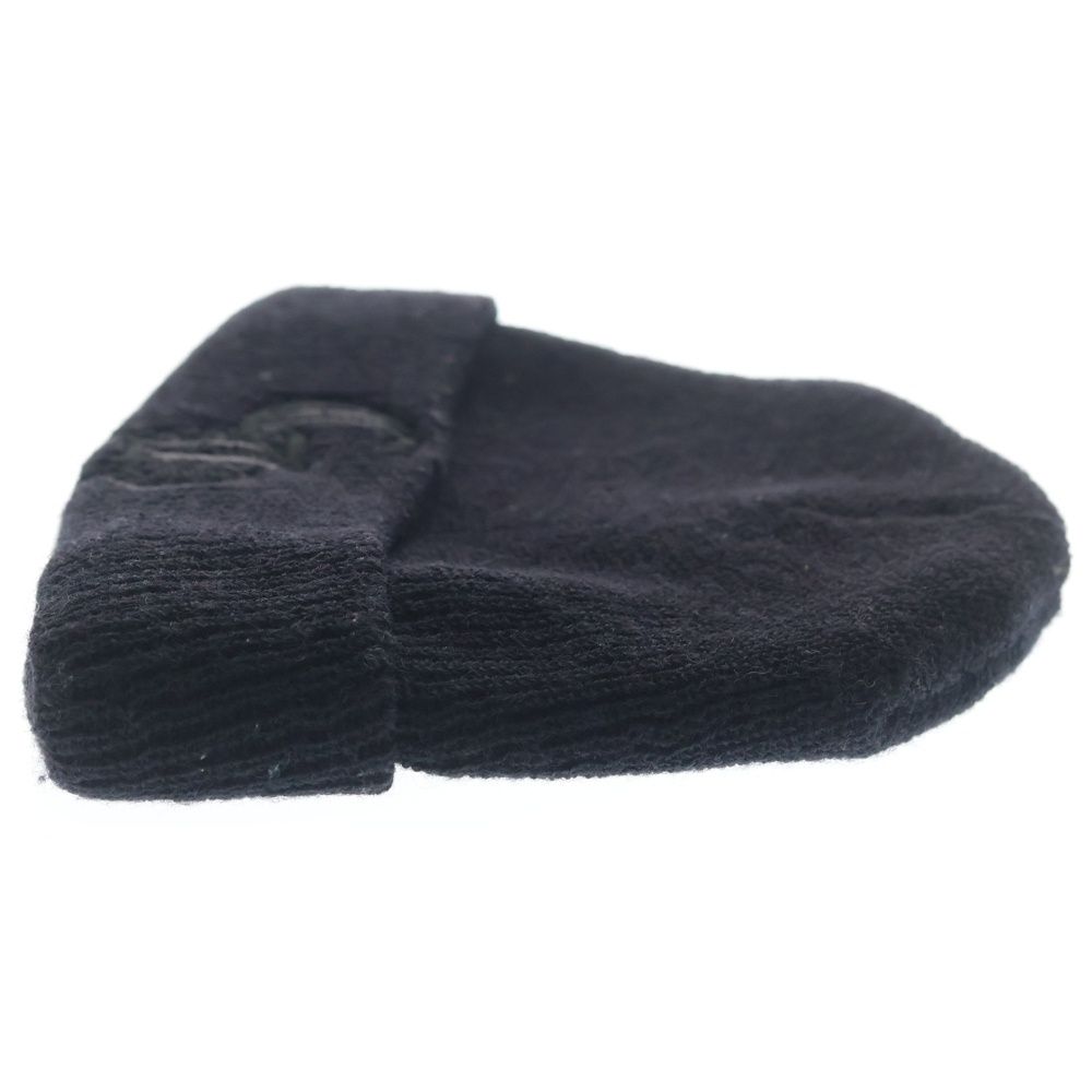 Chrome Hearts CH Logo Embroidery Beanie Knit Hat Black — view 3