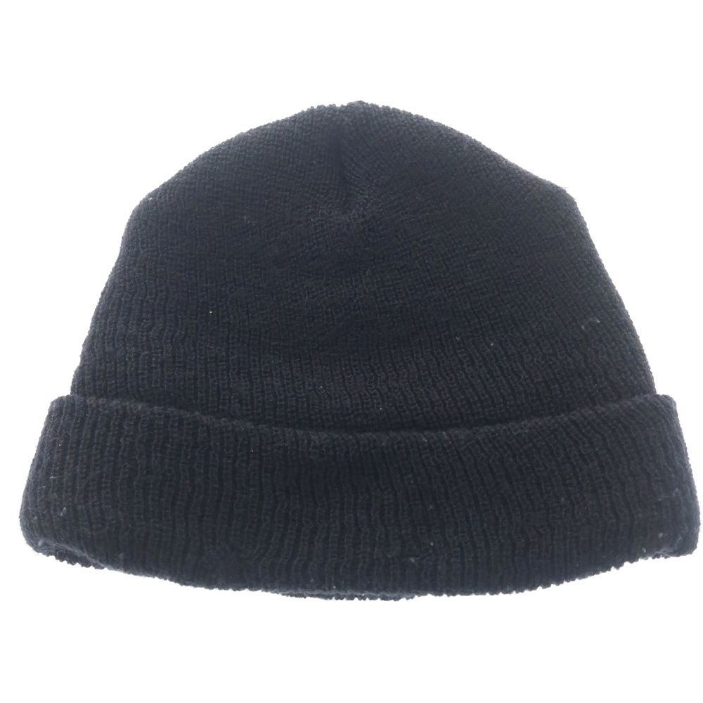 Chrome Hearts CH Logo Embroidery Beanie Knit Hat Black — view 2